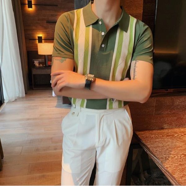 summer british style fashion slim casual loose men t-shirts lapel aa, White;black
summer british style fashion slim casual loose men t-shirts lapel aa, White;black