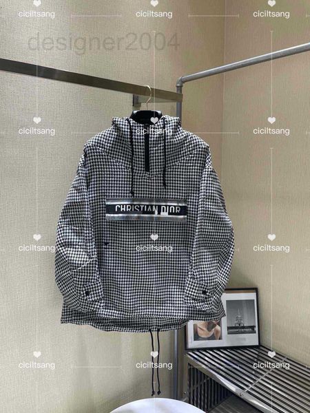 women's hoodies & sweatshirts designer 2021 autumn and winter new cd letter small bee embroidery thousand bird lattice pullover women&#, Black
women's hoodies & sweatshirts designer 2021 autumn and winter new cd letter small bee embroidery thousand bird lattice pullover women&#, Black