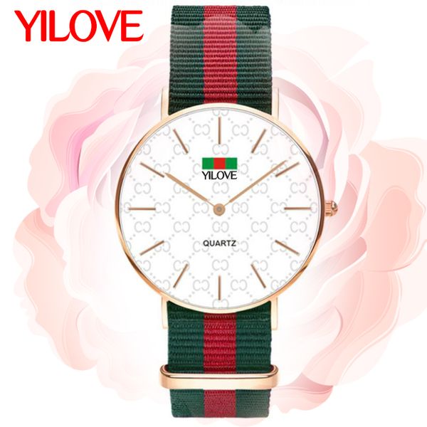 round red green nylon quartz fashion watch 36mm 40mm men women clothing designer clock classic good-looking couple gift wristwatch, Slivery;brown
round red green nylon quartz fashion watch 36mm 40mm men women clothing designer clock classic good-looking couple gift wristwatch, Slivery;brown