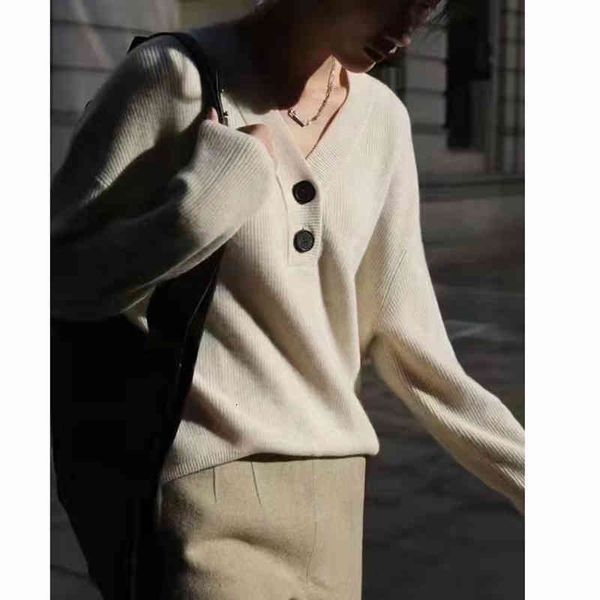 women's sweaters xiaohe early spring sweater wool cashmere v-neck two buttons loose thin long sleeve pullover sweater women, White;black
women's sweaters xiaohe early spring sweater wool cashmere v-neck two buttons loose thin long sleeve pullover sweater women, White;black