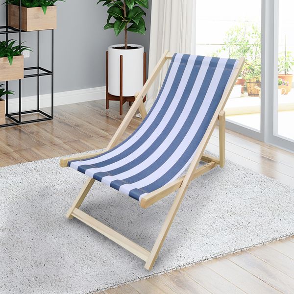populus wood sling chair blue stripe broad blue stripe (color: dark blue) household sundries
populus wood sling chair blue stripe broad blue stripe (color: dark blue) household sundries
