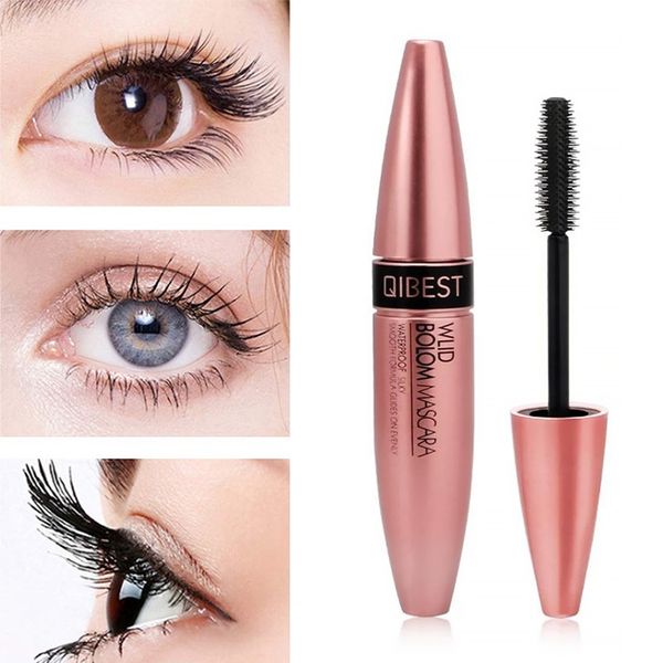 qi4d fiber mascara long eyelash silicone brush curling lengthening mascaras waterproof long lasting lash makeup eye cosmetic 1897 
qi4d fiber mascara long eyelash silicone brush curling lengthening mascaras waterproof long lasting lash makeup eye cosmetic 1897