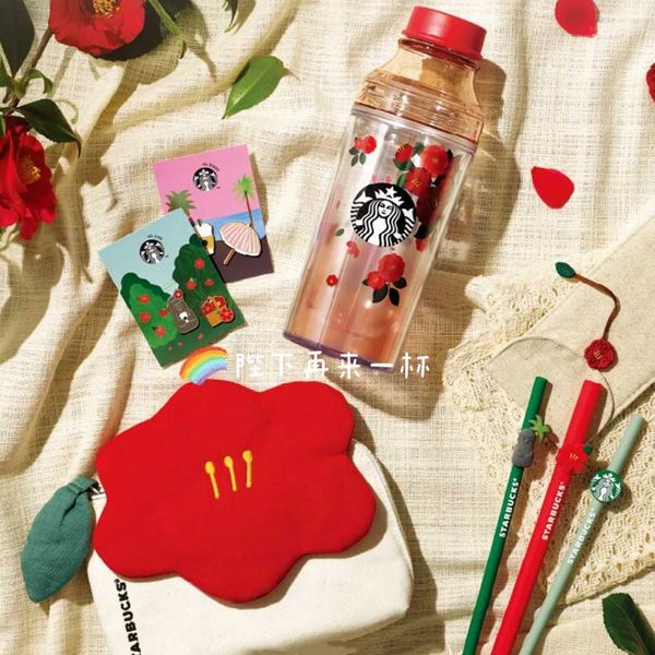 south korea starbucks cup jeju island limited camellia accompanying cup cosmetic bag straw set
south korea starbucks cup jeju island limited camellia accompanying cup cosmetic bag straw set