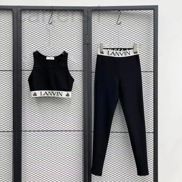 women's hoodies & sweatshirts designer chaopai 22 early spring new niche fashionable elastic tight sports vest and leggings show thin w, Black
women's hoodies & sweatshirts designer chaopai 22 early spring new niche fashionable elastic tight sports vest and leggings show thin w, Black