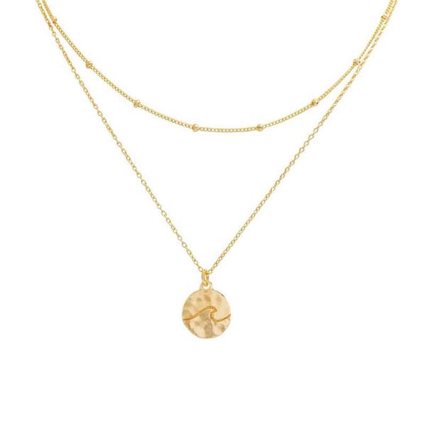 viny double decked wave round card necklace for women 925 sterling silver jewelry charming pendant chain choker bijoux collar
viny double decked wave round card necklace for women 925 sterling silver jewelry charming pendant chain choker bijoux collar