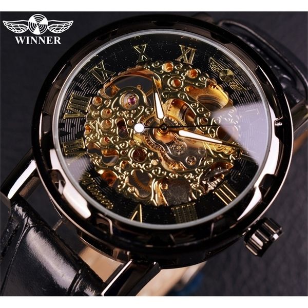 winner black gold male clock men relog skeleton s watches brand luxury montre leather wristwatch mechanical watch 220423, Slivery;brown
winner black gold male clock men relog skeleton s watches brand luxury montre leather wristwatch mechanical watch 220423, Slivery;brown