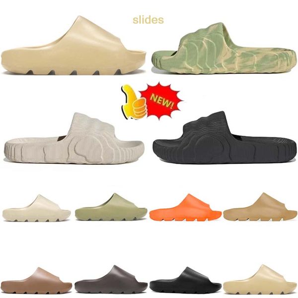 2022 designer mens women summer slippers sandals moon gray cream clay slides shoes eva rubber onyx ochre vermillion bone white pure resin ea, Black
2022 designer mens women summer slippers sandals moon gray cream clay slides shoes eva rubber onyx ochre vermillion bone white pure resin ea, Black