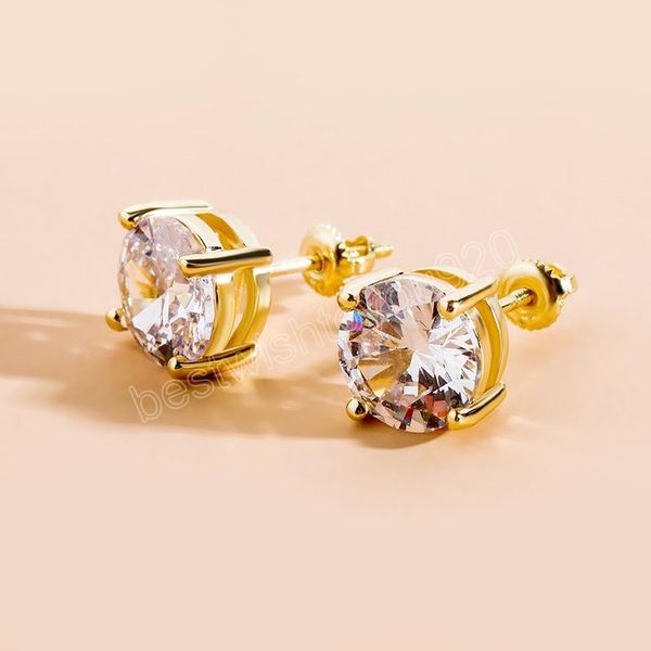 8mm hip hop 925 sterling silver earring claw setting cubic zirconia bling ice out stud earring male gold color round earrings for men, Golden;silver
8mm hip hop 925 sterling silver earring claw setting cubic zirconia bling ice out stud earring male gold color round earrings for men, Golden;silver