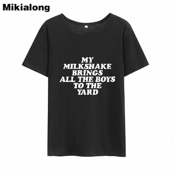 my milkshake brings harajuku women short sleeve o-neck cotton tee shirt femme black white t-shirt top
my milkshake brings harajuku women short sleeve o-neck cotton tee shirt femme black white t-shirt top