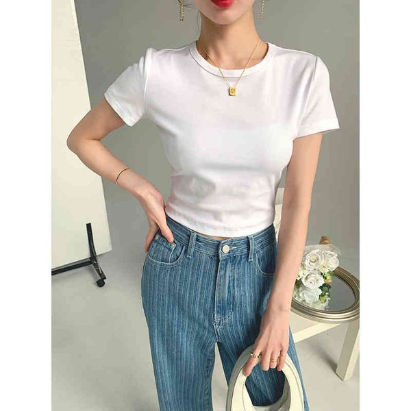 women's t-shirt 2022 women's summer style length simple with t-shirt n pieces slim cotton pure white women sixy
women's t-shirt 2022 women's summer style length simple with t-shirt n pieces slim cotton pure white women sixy