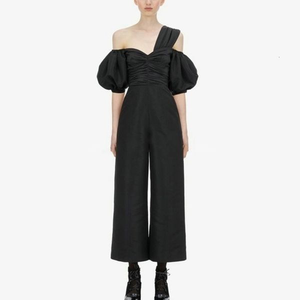 twotwinstyle anklelength jumpsuit female asymmetrical collar lantern half sleeve high waist ruched jumpsuits women clothing new y200904, Black;white
twotwinstyle anklelength jumpsuit female asymmetrical collar lantern half sleeve high waist ruched jumpsuits women clothing new y200904, Black;white
