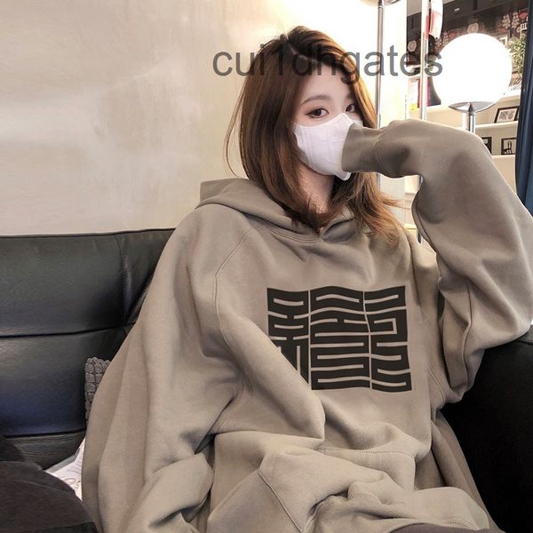 2022 designer b br coats and hoodies 2022 autumn winter hooded sweater women's loose korean design sense minority ins early spring hong, Black
2022 designer b br coats and hoodies 2022 autumn winter hooded sweater women's loose korean design sense minority ins early spring hong, Black