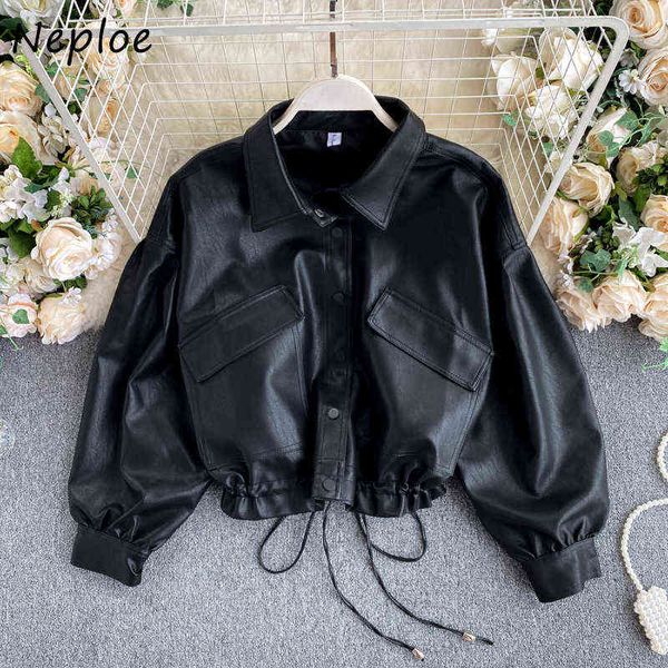 neploe stylishness streetwear style jackets women loose leather short coat woman single breasted pocket motorcycle jacket female l220728, Black
neploe stylishness streetwear style jackets women loose leather short coat woman single breasted pocket motorcycle jacket female l220728, Black