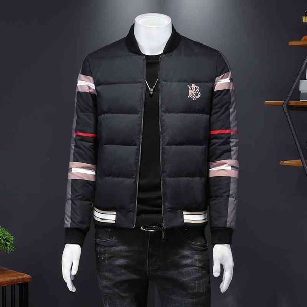 fashion new men's down jacket luxury brand designer wholesale winter slim stand collar warm large, Black
fashion new men's down jacket luxury brand designer wholesale winter slim stand collar warm large, Black