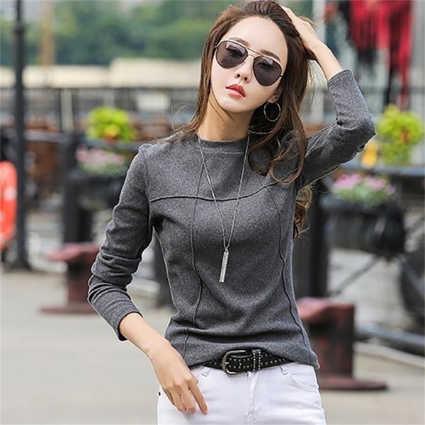 shintimes autumn t shirt women arrivals winter tshirt female long sleeve t-shirt cotton korean clothes tee shirt femme 210311, White
shintimes autumn t shirt women arrivals winter tshirt female long sleeve t-shirt cotton korean clothes tee shirt femme 210311, White