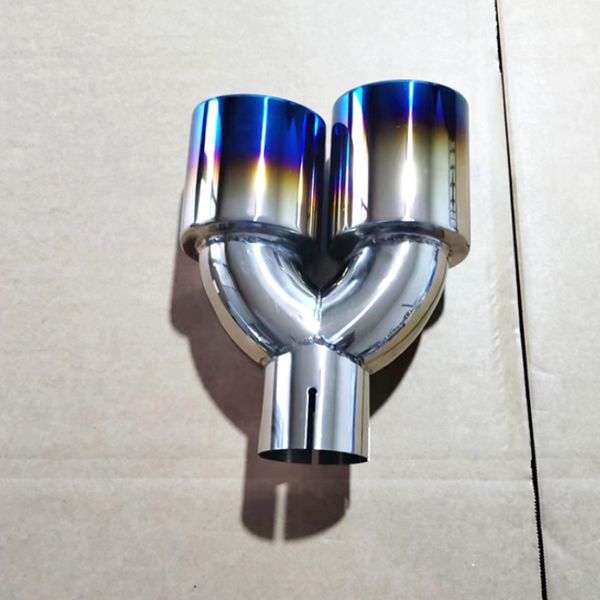 stainless steel car model 89-60 exhaust pipe tail throat modified blue silver muffler single double pipe
stainless steel car model 89-60 exhaust pipe tail throat modified blue silver muffler single double pipe