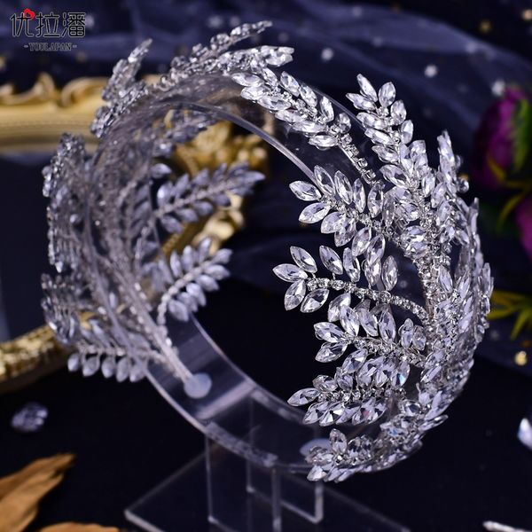 leaf diamond wedding tiara baroque crystal bridal headwear crown rhinestone with wedding jewelry hair accessories diamond bridal crowns head, Silver
leaf diamond wedding tiara baroque crystal bridal headwear crown rhinestone with wedding jewelry hair accessories diamond bridal crowns head, Silver