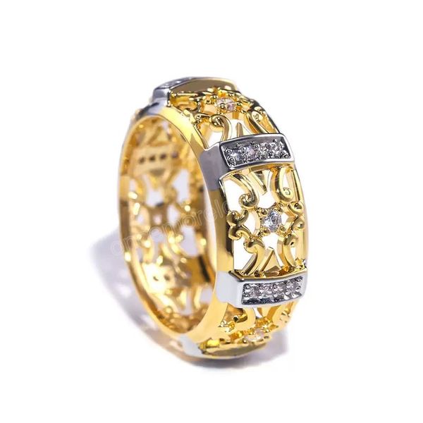 hollow flower two tone ring diamond ring engagement rings for women fashion jewelry women wedding rings jewelry, Silver
hollow flower two tone ring diamond ring engagement rings for women fashion jewelry women wedding rings jewelry, Silver