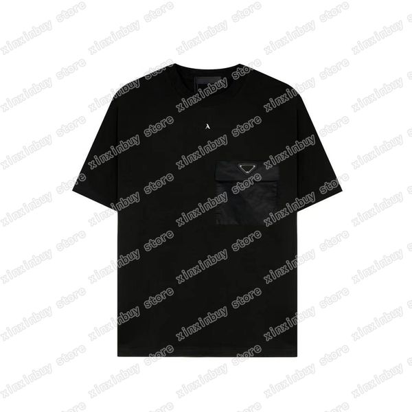 22ss men designers t shirts polo nylon pocket triangle short sleeve man crew neck paris streetwear black white xinxinbuy s-xl, White;black
22ss men designers t shirts polo nylon pocket triangle short sleeve man crew neck paris streetwear black white xinxinbuy s-xl, White;black