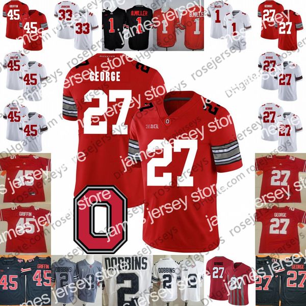 jersey ohio state buckeyes # 27 eddie george 32 jack tatum 36 chris spielman 45 archie griffin 9 johnny utah vintage red jersey blanc 4xl, Black
jersey ohio state buckeyes # 27 eddie george 32 jack tatum 36 chris spielman 45 archie griffin 9 johnny utah vintage red jersey blanc 4xl, Black