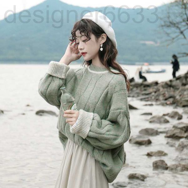 women's knits & tees designer sweaters are loose, lazy, women's soft waxy style, in spring, wear foreign and versatile knitwear, t, White
women's knits & tees designer sweaters are loose, lazy, women's soft waxy style, in spring, wear foreign and versatile knitwear, t, White