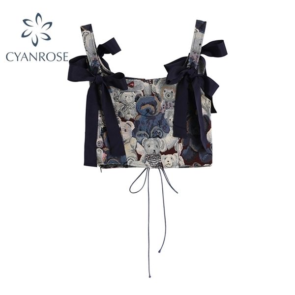 korean cute little bear jacquard bow suspender vest women's summer style printed sleeveless ladies crop 220325, White
korean cute little bear jacquard bow suspender vest women's summer style printed sleeveless ladies crop 220325, White