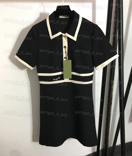letter womens polo dress button design short sleeve dress summer vintgae embroidered polos dresses for women, Black;gray
letter womens polo dress button design short sleeve dress summer vintgae embroidered polos dresses for women, Black;gray