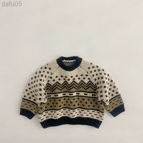 milancel autumn and winter children new clothes pullover with long sleeves o-neck knitting color block casual sweater l220803, Blue
milancel autumn and winter children new clothes pullover with long sleeves o-neck knitting color block casual sweater l220803, Blue