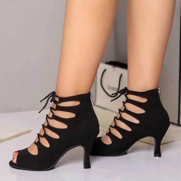 professional latin dance shoes womens four seasons laceup sandals boots highsoft bottom ballroom dances latins dance shoe sexy, Black
professional latin dance shoes womens four seasons laceup sandals boots highsoft bottom ballroom dances latins dance shoe sexy, Black