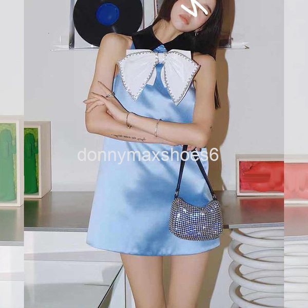 casual dresses diamond studded big bow dress 21 summer designer with sweet aging sleeveless vest skirt, Black;gray
casual dresses diamond studded big bow dress 21 summer designer with sweet aging sleeveless vest skirt, Black;gray