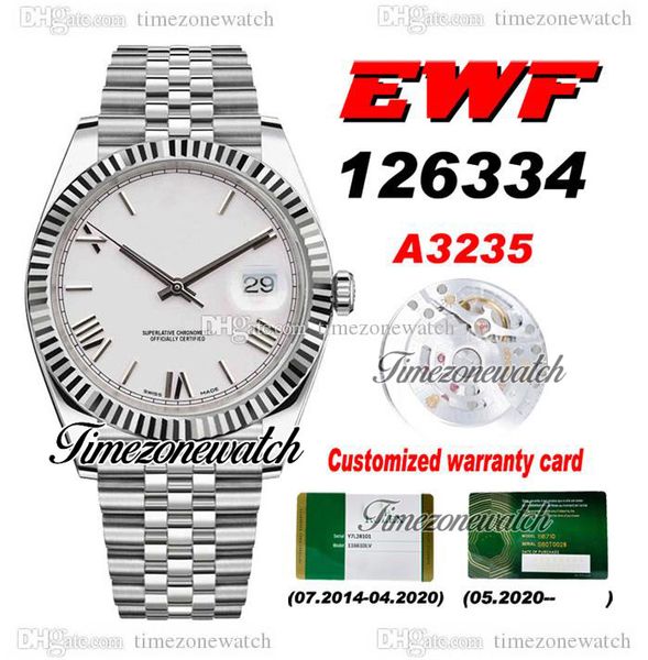 ewf 41mm m126334-0017 a3235 automatic mens watch fluted bezel silver dial roman markers jubileesteel bracelet super edition same series warr, Slivery;brown
ewf 41mm m126334-0017 a3235 automatic mens watch fluted bezel silver dial roman markers jubileesteel bracelet super edition same series warr, Slivery;brown
