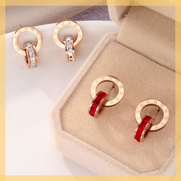 crystal diamond stud earrings rose gold fashion titanium steel double wound roman numerals studs earring for women gift jewelry never fade 1, Golden;silver
crystal diamond stud earrings rose gold fashion titanium steel double wound roman numerals studs earring for women gift jewelry never fade 1, Golden;silver