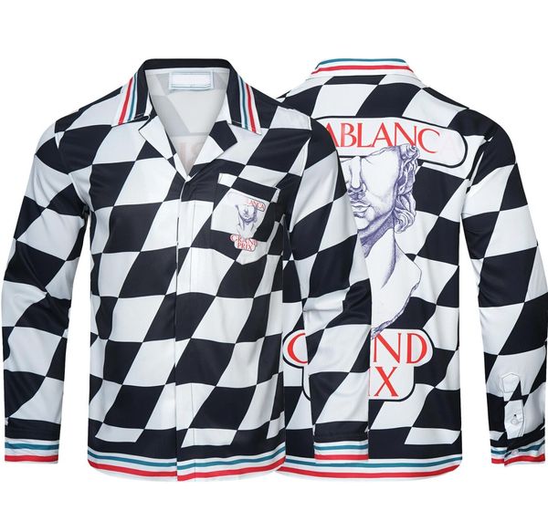 designer new autumn men's casual shirts women single breasted long sleeve printed black and white diagonal check shirt asian size -xxx, White;black
designer new autumn men's casual shirts women single breasted long sleeve printed black and white diagonal check shirt asian size -xxx, White;black