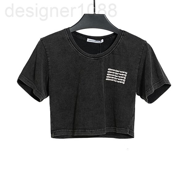 women's t-shirt designer aw dawang's new summer alphabet printing washing old loose short round neck sleeve t-shirt ybfa, White
women's t-shirt designer aw dawang's new summer alphabet printing washing old loose short round neck sleeve t-shirt ybfa, White