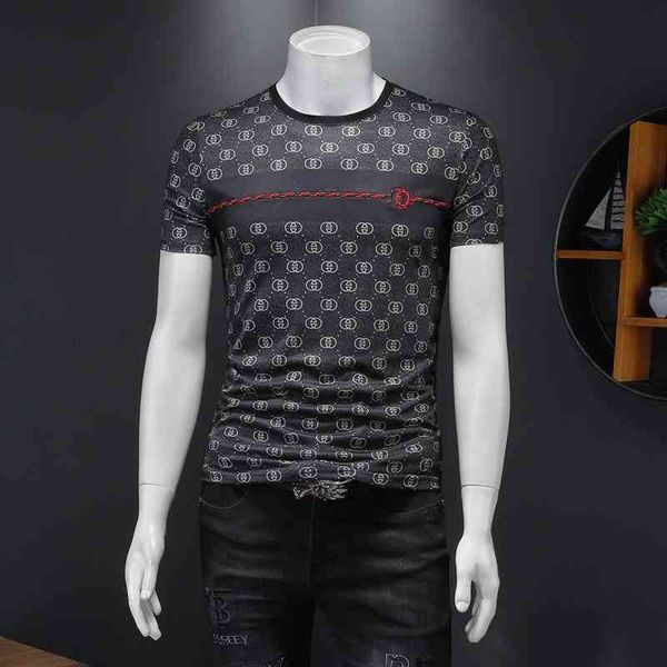 fashion trend2022 spring half summer mercerized short sleeve casual men, White;black
fashion trend2022 spring half summer mercerized short sleeve casual men, White;black