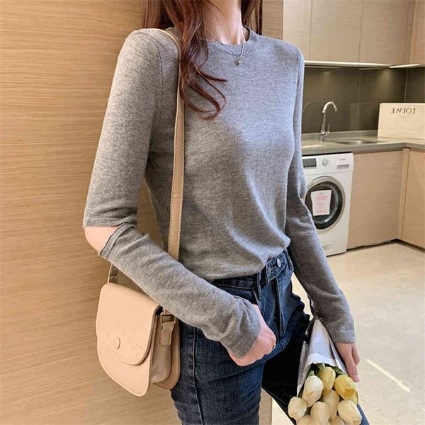 jxmyy autumn and winter all-match slim slimming hole long-sleeved knitted bottoming shirt women's sweater autumn 210412, White;black
jxmyy autumn and winter all-match slim slimming hole long-sleeved knitted bottoming shirt women's sweater autumn 210412, White;black
