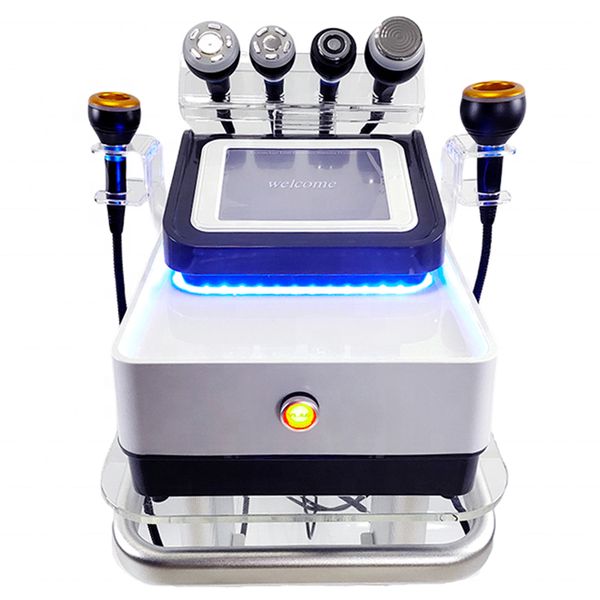 Image of 6 In 1 Ultrasonic Cavitation Machine 40K Vacuum RF Radio Frequency Sliming Machine Fat Burning Wrinkle Removal Facial Massager