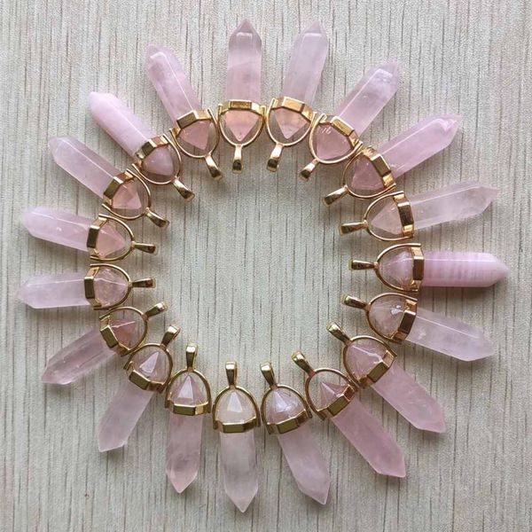 natural stone rose quartz hexagon prism shape charms crystal gold pendants for jewelry making wholesale, Bronze;silver
natural stone rose quartz hexagon prism shape charms crystal gold pendants for jewelry making wholesale, Bronze;silver