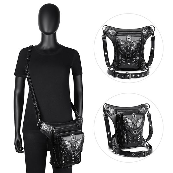 new punk chain skull head motorcycle men and women one-shoulder messenger waist bag embossed mobile phone id
new punk chain skull head motorcycle men and women one-shoulder messenger waist bag embossed mobile phone id