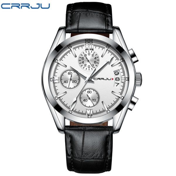 2022 crrju men military watches male black dial business quartz watch men's leather strap waterproof clock date multifunction gift c4, Slivery;brown
2022 crrju men military watches male black dial business quartz watch men's leather strap waterproof clock date multifunction gift c4, Slivery;brown