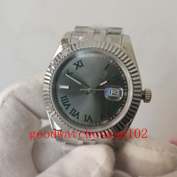 3 colors u1 factory men watches new version watch mens automatic eta 2813 movement grey dial 41mm 126334 stainless steel bracelet mechanical, Slivery;brown
3 colors u1 factory men watches new version watch mens automatic eta 2813 movement grey dial 41mm 126334 stainless steel bracelet mechanical, Slivery;brown