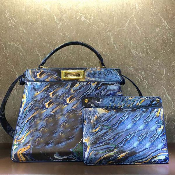 women handbag shoulder bags tote bag sac metal latch hard interlayer multi pochette marble oil painting lines detachable strap independent p
women handbag shoulder bags tote bag sac metal latch hard interlayer multi pochette marble oil painting lines detachable strap independent p