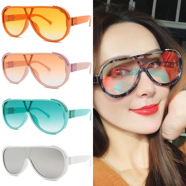 sunshade oversized sunglasses for men women luxury design siamese lens glasses 2022 travel holiday sun glasses, White;black
sunshade oversized sunglasses for men women luxury design siamese lens glasses 2022 travel holiday sun glasses, White;black