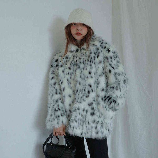 2020 new women's leopard faux fur coat winter thick warm outwear h88 t220816, Black
2020 new women's leopard faux fur coat winter thick warm outwear h88 t220816, Black
