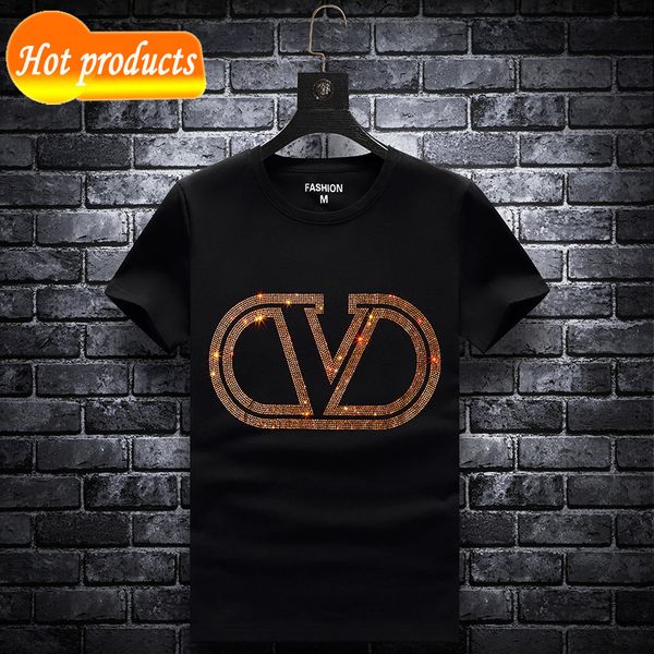 factory direct selling tide brand clothes wholesale summer men's short sleeve t-shirt inlaid social spirit guy half slim fit trend, White;black
factory direct selling tide brand clothes wholesale summer men's short sleeve t-shirt inlaid social spirit guy half slim fit trend, White;black