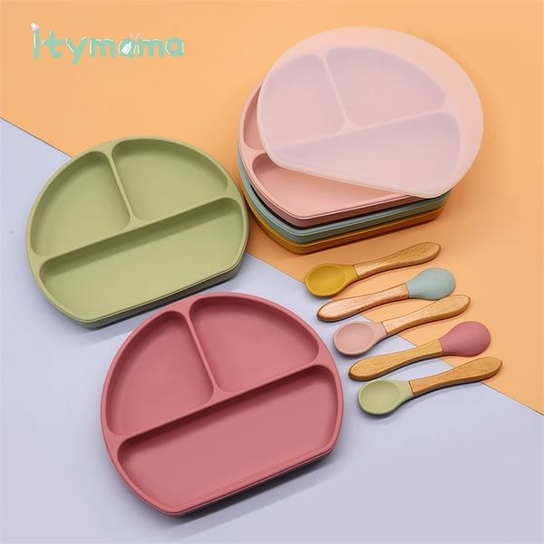 baby feeding plate food grade silicone baby plate bpa infant waterproof kid tableware plate children dishes sealed with lid 220512 
baby feeding plate food grade silicone baby plate bpa infant waterproof kid tableware plate children dishes sealed with lid 220512