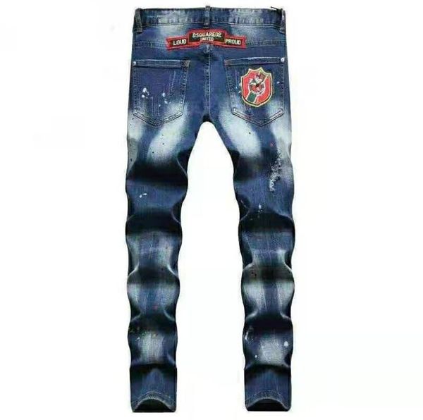 22 new men's designer dsq jeans fashion skinny straight slim ripped jeans stretch casual trousers d2, Blue
22 new men's designer dsq jeans fashion skinny straight slim ripped jeans stretch casual trousers d2, Blue