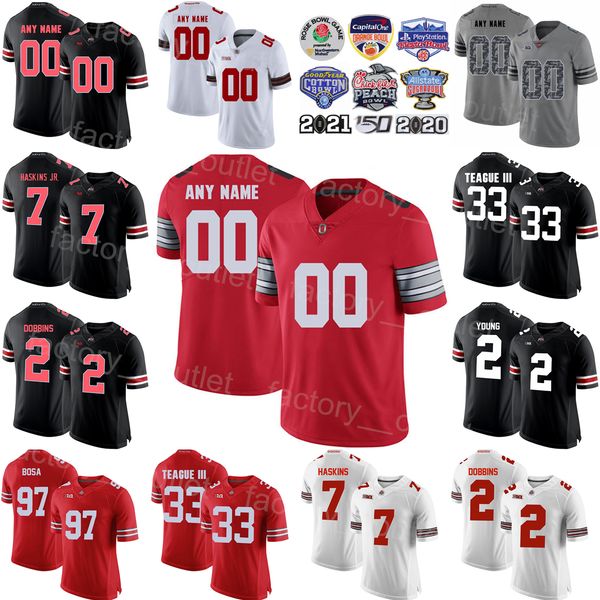 ncaa college football ohio state buckeyes 2 chase young jersey 7 dwayne haskins 2 malcolm jenkins 2 jk dobbins 25 mike weber 97 joey bosa 33, Black
ncaa college football ohio state buckeyes 2 chase young jersey 7 dwayne haskins 2 malcolm jenkins 2 jk dobbins 25 mike weber 97 joey bosa 33, Black