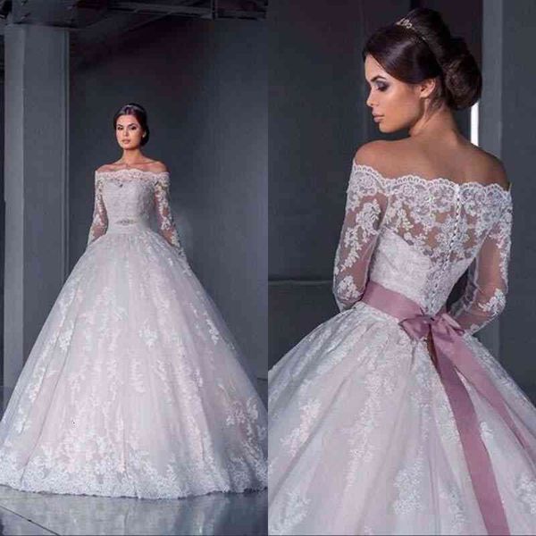 ball gown wedding dresses dress bride' wedding off shoulder long sleeve lace tailed slim large size, White
ball gown wedding dresses dress bride' wedding off shoulder long sleeve lace tailed slim large size, White