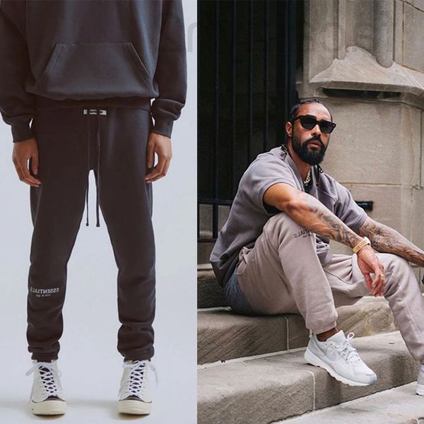 men's pants designer fog double line essentials sweatpants trend loose casual drawstring pants o1a02022, Black
men's pants designer fog double line essentials sweatpants trend loose casual drawstring pants o1a02022, Black